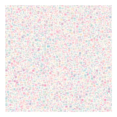 Soyut geometrik desen üretken hesaplama sanatı illüstrasyonu, fayans renk parçalarının taklidi