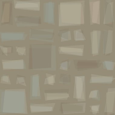 Soyut geometrik desen üretken hesaplama sanatı illüstrasyonu, fayans renk parçalarının taklidi