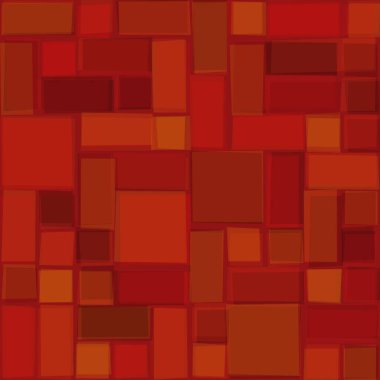 Soyut geometrik desen üretken hesaplama sanatı illüstrasyonu, fayans renk parçalarının taklidi