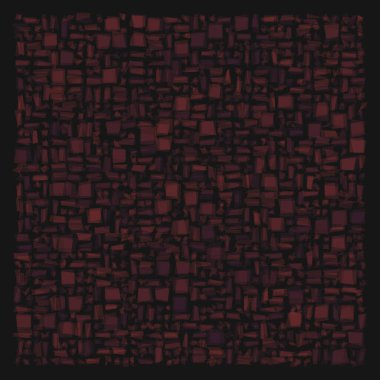 Soyut geometrik desen üretken hesaplama sanatı illüstrasyonu, fayans renk parçalarının taklidi