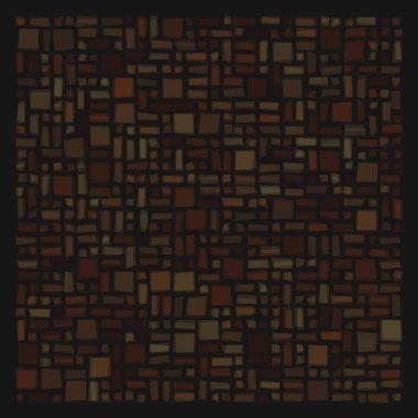 Soyut geometrik desen üretken hesaplama sanatı illüstrasyonu, fayans renk parçalarının taklidi