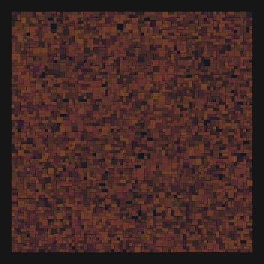 Soyut geometrik desen üretken hesaplama sanatı illüstrasyonu, fayans renk parçalarının taklidi