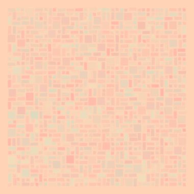 Soyut geometrik desen üretken hesaplama sanatı illüstrasyonu, fayans renk parçalarının taklidi