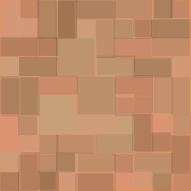 Soyut geometrik desen üretken hesaplama sanatı illüstrasyonu, fayans renk parçalarının taklidi