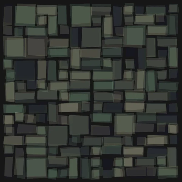 Abstracto Patrón Geométrico Generativo Ilustración Arte Computacional Imitación Azulejos Piezas — Archivo Imágenes Vectoriales
