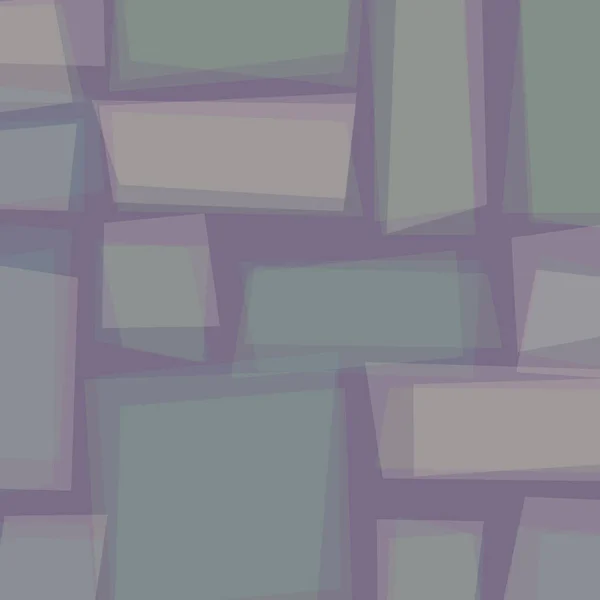 Schéma Géométrique Abstrait Illustration Numérique Générative Art Imitation Tuiles Pièces — Image vectorielle