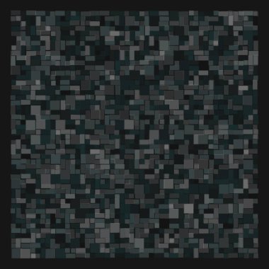 Soyut geometrik desen üretken hesaplama sanatı illüstrasyonu, fayans renk parçalarının taklidi