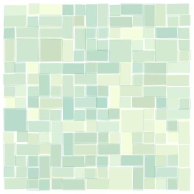 Soyut geometrik desen üretken hesaplama sanatı illüstrasyonu, fayans renk parçalarının taklidi