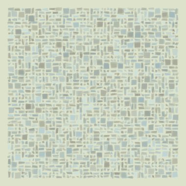 Soyut geometrik desen üretken hesaplama sanatı illüstrasyonu, fayans renk parçalarının taklidi