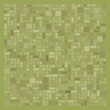 Soyut geometrik desen üretken hesaplama sanatı illüstrasyonu, fayans renk parçalarının taklidi