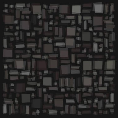 Soyut geometrik desen üretken hesaplama sanatı illüstrasyonu, fayans renk parçalarının taklidi