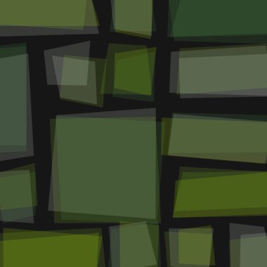 Soyut geometrik desen üretken hesaplama sanatı illüstrasyonu, fayans renk parçalarının taklidi