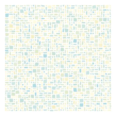 Soyut geometrik desen üretken hesaplama sanatı illüstrasyonu, fayans renk parçalarının taklidi