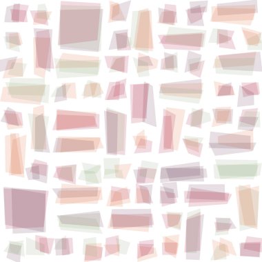 Soyut geometrik desen üretken hesaplama sanatı illüstrasyonu, fayans renk parçalarının taklidi