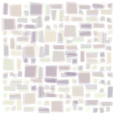 Soyut geometrik desen üretken hesaplama sanatı illüstrasyonu, fayans renk parçalarının taklidi