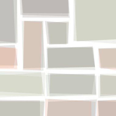 Soyut geometrik desen üretken hesaplama sanatı illüstrasyonu, fayans renk parçalarının taklidi