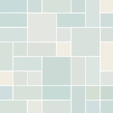 Soyut geometrik desen üretken hesaplama sanatı illüstrasyonu, fayans renk parçalarının taklidi