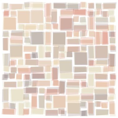 Soyut geometrik desen üretken hesaplama sanatı illüstrasyonu, fayans renk parçalarının taklidi