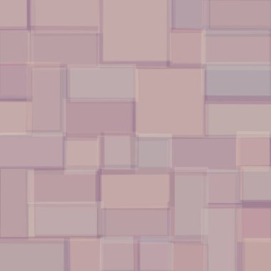 Soyut geometrik desen üretken hesaplama sanatı illüstrasyonu, fayans renk parçalarının taklidi