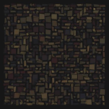 Soyut geometrik desen üretken hesaplama sanatı illüstrasyonu, fayans renk parçalarının taklidi