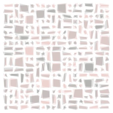 Soyut geometrik desen üretken hesaplama sanatı illüstrasyonu, fayans renk parçalarının taklidi