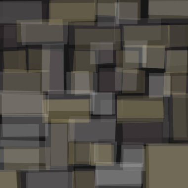 Soyut geometrik desen üretken hesaplama sanatı illüstrasyonu, fayans renk parçalarının taklidi