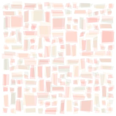 Soyut geometrik desen üretken hesaplama sanatı illüstrasyonu, fayans renk parçalarının taklidi