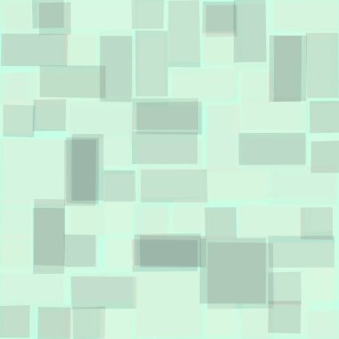 Soyut geometrik desen üretken hesaplama sanatı illüstrasyonu, fayans renk parçalarının taklidi