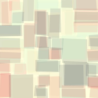 Soyut geometrik desen üretken hesaplama sanatı illüstrasyonu, fayans renk parçalarının taklidi