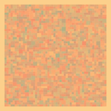 Soyut geometrik desen üretken hesaplama sanatı illüstrasyonu, fayans renk parçalarının taklidi