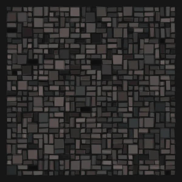 Soyut geometrik desen üretken hesaplama sanatı illüstrasyonu, fayans renk parçalarının taklidi