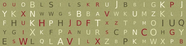 Vector Pattern Uppercase Lowercase Russian Alphabet Letters Random Order — стоковый вектор
