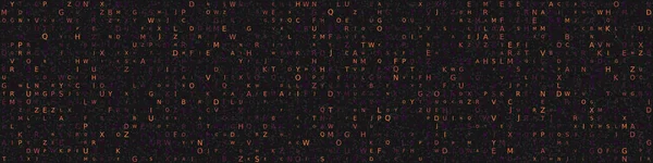 Lettres Différentes Tailles Alphabet Anglais Dans Ordre Aléatoire Sur Fond — Image vectorielle