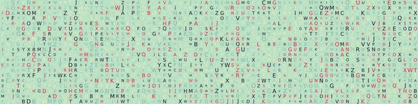 Schéma Géométrique Abstrait Avec Lettres Anglaises Aléatoires — Image vectorielle