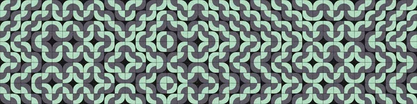 Abstract Geometric Pattern Generative Computational Art Vector Illustration — Stock Vector