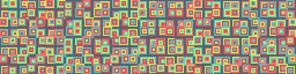 Abstracte Geometrische Patroon Generatieve Berekening Vector Illustratie — Stockvector