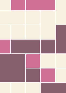 Dikdörtgenli soyut geometrik desen. Vektör illüstrasyonu 