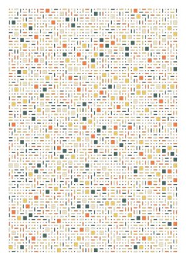 Renkli geometrik arkaplan, küçük boyutlu kareler ve dikdörtgenler. Vektör illüstrasyonu