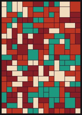 Ofset Quads üretken sanat arkaplanı 