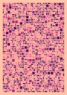 Küçük boyutlu dikdörtgenlerle soyut geometrik arkaplan. Vektör illüstrasyonu