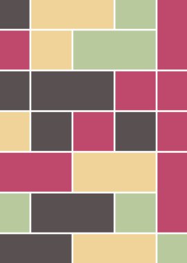 Soyut dörtlü, vektör illüstrasyon tasarımı