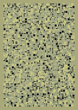 Küçük boyutlu dikdörtgenlerle soyut geometrik arkaplan. Vektör illüstrasyonu