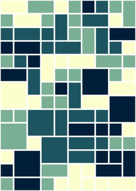 Soyut dörtlü, vektör illüstrasyon tasarımı