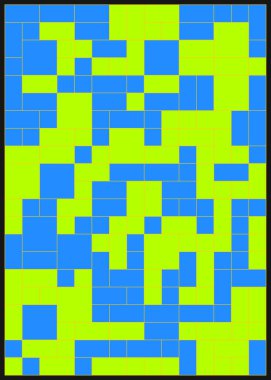 Orta boy dikdörtgenli renkli geometrik arkaplan. Vektör illüstrasyonu