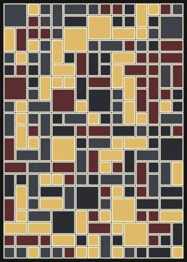 Ofset Quad üretken sanat arkaplan çizimi