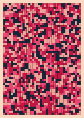 Soyut dörtlü, vektör illüstrasyon tasarımı