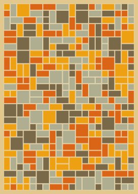 Soyut dörtlü, vektör illüstrasyon tasarımı