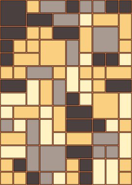 Orta boy dikdörtgenli renkli geometrik arkaplan. Vektör illüstrasyonu
