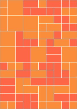 Dikdörtgenli soyut geometrik desen. Vektör illüstrasyonu 