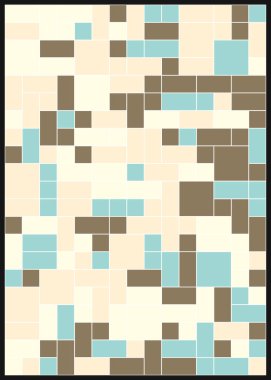 Dengeli dörtlü, üretken arkaplan illüstrasyonu